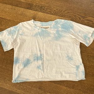 Mollusk tie dye cropped t shirt size XS